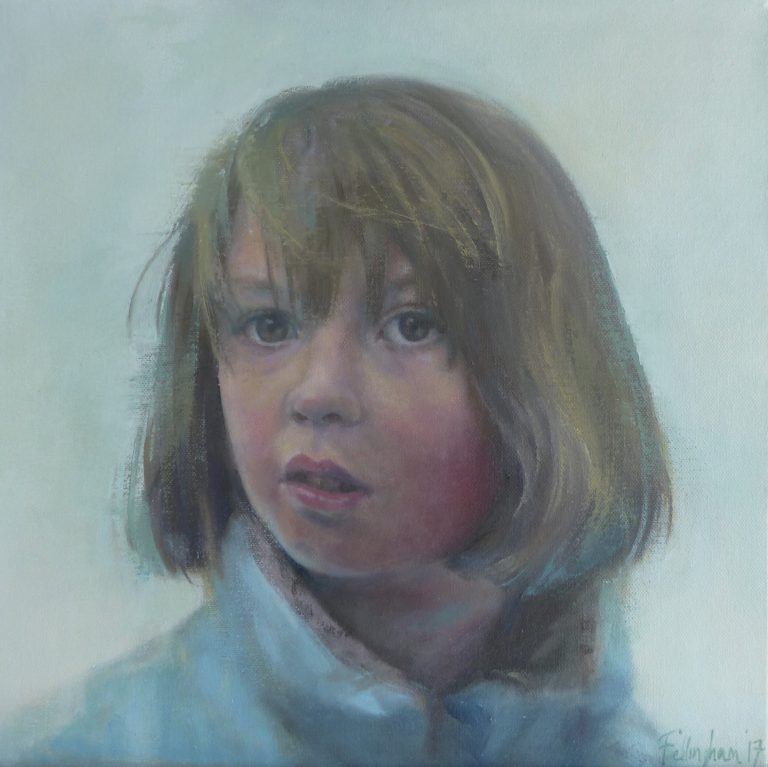 Oil portrait painting commission Sussex portrait artist