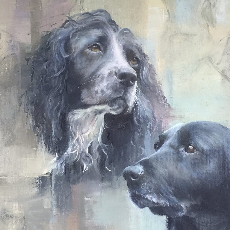 pet portrait dog commission