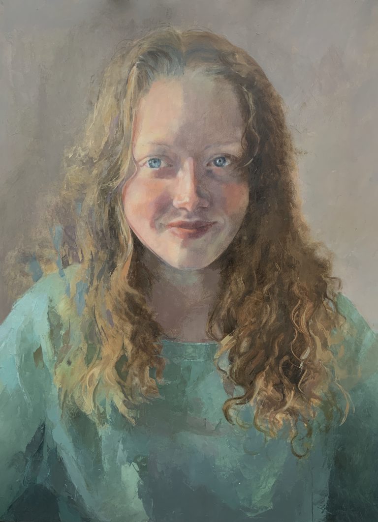 Oil portrait painting commission Sussex portrait artist