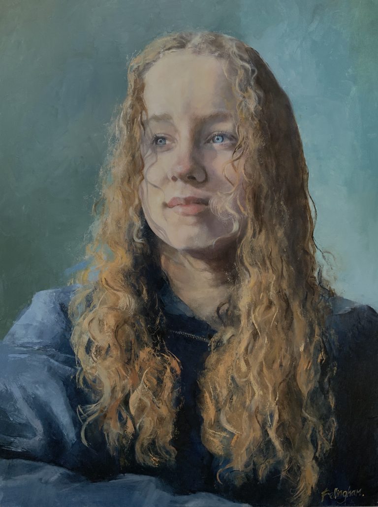 Portrait painting commission Sussex portrait artist